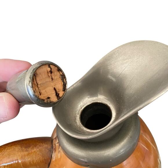 Vintage Macabo Aldo Tura Italian Wood Carved Thermos - Picture 7 of 9